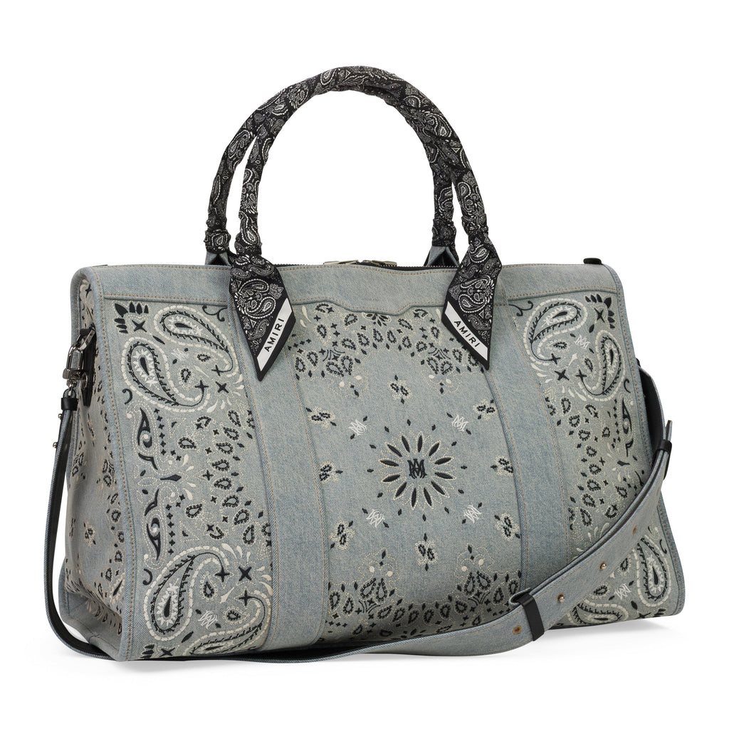 Clay Indigo Bandana Denim Weekender Bag
