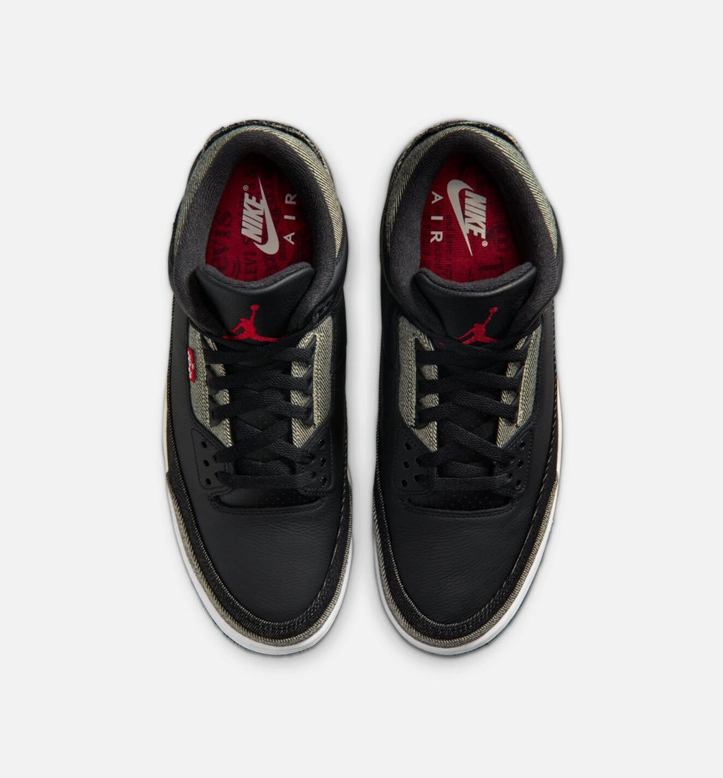 Air Jordan 3 Retro x Levi's Men's – Denim/Black/Gym Red