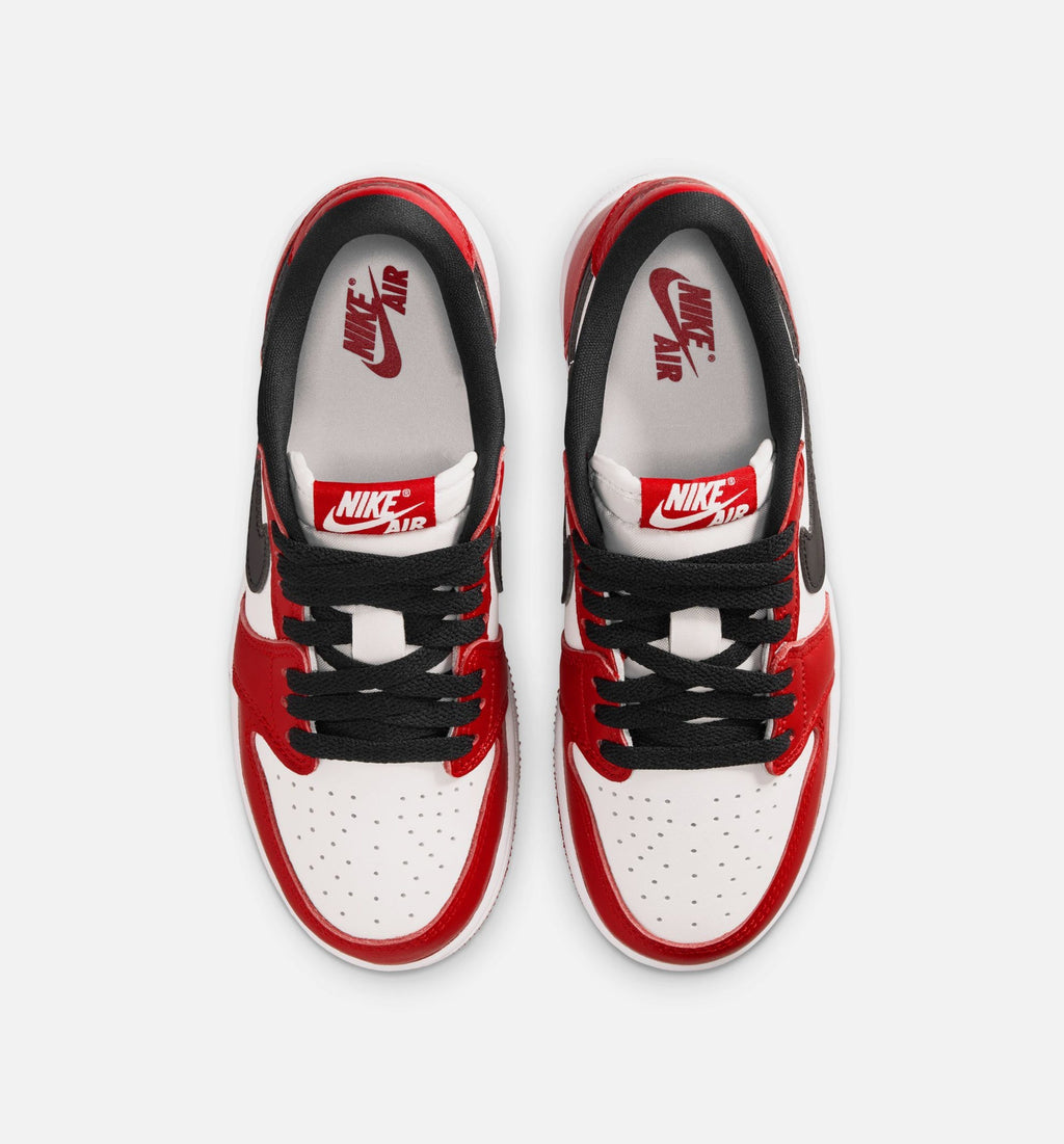 Air Jordan 1 Retro Low OG Chicago Kids' Shoes - Red/Black/White